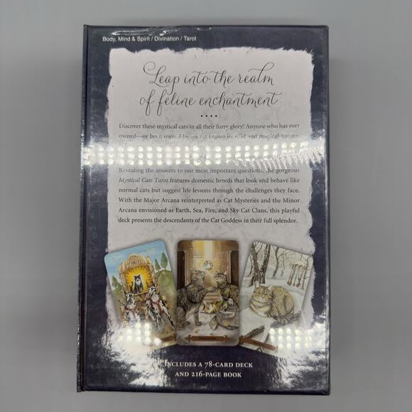 Mystical Cats Tarot 78 Card Deck and Guidebook Set New Sealed - Picture 2 of 6